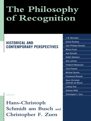 cover image of The Philosophy of Recognition